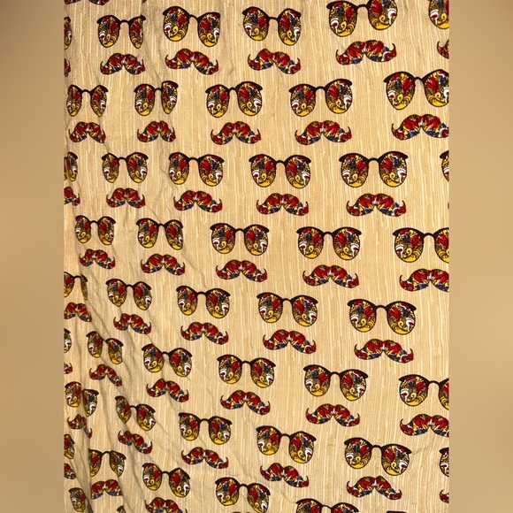 Wayward Fancies Eshakti Pleated Beige Tunic Disguise Print Women’s Size 2X-22W - Picture 4 of 10